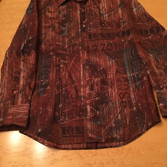 Designer Long Sleeve Shirt. Small - Picture 4 of 12